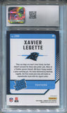 2024 Xavier Legette Donruss Optic BLUE GLITTER RATED ROOKIE RC CGC 10 #299 Carolina Panthers 0146