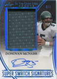 2025 Donovan McNabb Leaf In the Game Used SUPER SWATCH SIGNATURES JERSEY AUTO 3/7 AUTOGRAPH RELIC #SS-DM1 Philadelphia Eagles