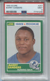 1989 Barry Sanders Score ROOKIE RC PSA 9 #257 Detroit Lions HOF