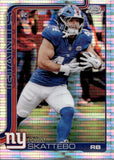 2025 Cam Skattebo Topps Chrome PULSAR REFRACTOR ROOKIE RC #331 New York Giants
