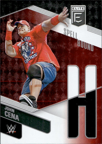2023 John Cena Donruss Elite RED SPELLBOUND 83/99 #13 Friday Night Smackdown