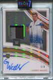2022 Grayson Waller Panini Immaculate Collection ROOKIE ACETATE SHIRT AUTO 6/8 AUTOGRAPH RELIC RC #102 NXT