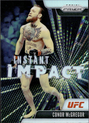 2021 Conor McGregor Panini Prizm UFC HOLO SILVER INSTANT IMPACT #9 Lightweight