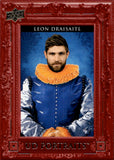 2023-24 Leon Draisaitl Upper Deck Series 1 RED UD PORTRAITS 07/25 #P-25 Edmonton Oilers
