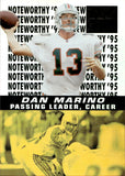 1996 Dan Marino Pinnacle Zenith NOTEWORTHY '95 #1 Miami Dolphins