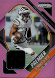 2025 Ja'Marr Chase Panini Prizm PREMIER JERSEY PINK PRIZM #PJY-JCH Cincinnati Bengals