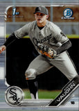 2019 Andrew Vaughn Bowman Chrome Draft 1ST BOWMAN REFRACTOR #BDC-100 Chicago White Sox