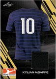 2023 Kylian Mbappe Leaf Goal Soccer GAME-USED MEMORABILIA JERSEY #J-9 France