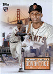 2024 Marco Luciano Topps Series 2 ROOKIE HOME FIELD ADVANTAGE RC #HFA-16 San Francisco Giants 1