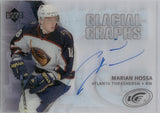 2005-06 Marian Hossa Upper Deck Ice GLACIAL GRAPHS AUTOGRAPH AUTO #GG-HO Atlanta Thrashers