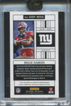 2024 Malik Nabers Panini One ROOKIE ORIGINALS JUMBO PATCH 92/99 RELIC RC #OOP-MNS New York Giants