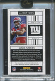 2024 Malik Nabers Panini One ROOKIE ORIGINALS JUMBO PATCH 92/99 RELIC RC #OOP-MNS New York Giants