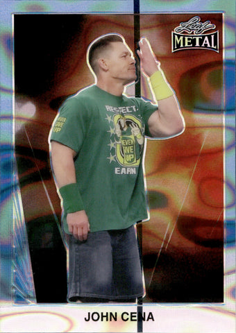 2024 John Cena Leaf Metal Legends '90 LIGHT BLUE LAVA 4/8 #90B-18 WWE Legend