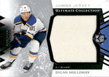 2025-26 Dylan Holloway Upper Deck Ultimate Collection JUMBO JERSEY 46/199 #7 St. Louis Blues