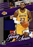 2019-20 LeBron James Panini Donruss JERSEY SERIES RELIC #JS-LBJ Los Angeles Lakers