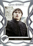 2020 Bran Stark Rittenhouse Game of Thrones THE COMPLETE SERIES THE CAST SILVER PARALLEL 74/75 #C15