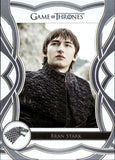 2020 Bran Stark Rittenhouse Game of Thrones THE COMPLETE SERIES THE CAST SILVER PARALLEL 74/75 #C15