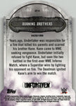 2021 Undertaker Topps Finest DEADMAN'S TOMBSTONE CAREER TRIBUTE DIE-CUT BURNING BROTHERS #UT-4