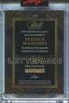 2025 Patrick Mahomes Leaf Pearl Multi-Sport GAME USED LETTERMAN 7/8 RELIC #L-34 Texas Tech Red Raiders