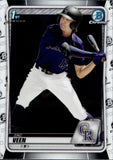 2020 Zac Veen Bowman Chrome Draft 1ST BOWMAN #BD-107 Colorado Rockies 3