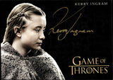 2022 Kerry Ingram as Shireen Baratheon Rittenhouse Game of Thrones The Complete Series VOLUME 2 GOLD AUTO AUTOGRAPH #_KEIN