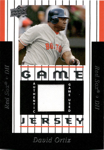 2008 David Ortiz Upper Deck 1997 THROWBACK GAME JERSEY RELIC #97-DO Boston Red Sox HOF