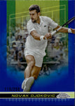 2024 Novak Djokovic Topps Chrome BLUE REFRACTOR 115/250 #1 PTPA