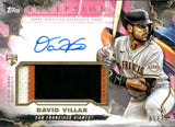 2023 David Villar Topps Inception ROOKIE MAGENTA PATCH AUTO 61/75 AUTOGRAPH RELIC #IAP-DV San Francisco Giants