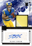 2024 Blake Corum Panini Immaculate ROOKIE PATCH AUTO 56/99 AUTOGRAPH RELIC RC #RPA-BCM Los Angeles Rams