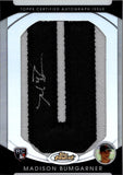 2010 Madison Bumgarner Topps Finest LETTER "U" ROOKIE AUTO 53/75 AUTOGRAPH RC #161 San Francisco Giants