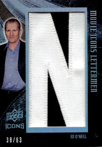 2008 Ed O'Neill Upper Deck Icons MOVIE ICONS LETTERMAN "N" #EO11 Married With Children