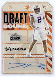 2024 Ja'Lynn Polk Leaf Metal DRAFT BOUND ROOKIE AUTO 7/9 AUTOGRAPH RC #DB-JP1 New England Patriots