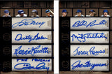 2025 Steve Garvey Dusty Baker Reggie Smith Ron Cey Bill Russell Mickey Hatcher Jerry Reuss Joe Ferguson Leaf History Book BLUE FOIL 8 WAY AUTO 3/4 AUTOGRAPH BOOKLET #BC-1 Los Angeles Dodgers