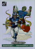 2023 Saquon Barkley Panini Donruss SP DOWNTOWN #D-13 New York Giants