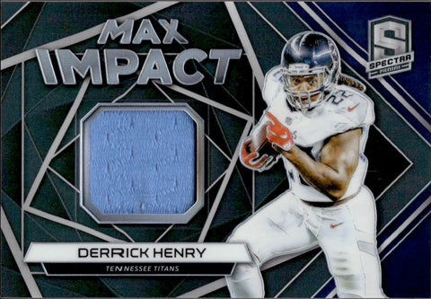 2019 Derrick Henry Panini Spectra MAX IMPACT JERSEY 137/199 RELIC #MI-23 Tennessee Titans