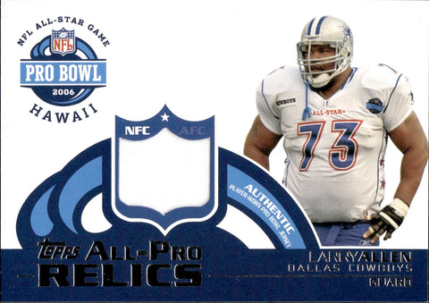 2006 Larry Allen Topps ALL-PRO JERSEY RELIC #AP-LA Dallas Cowboys HOF