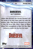 2025 Daredevil Matt Murdock Topps Chrome Marvel Studios Orange Wave Refractor 16/25 #175
