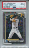 2024 Konnor Griffin Bowman Draft Chrome 1ST BOWMAN ROOKIE RC PSA 10 #BDC22 Pittsburgh Pirates 6326