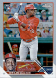 2023 Jordan Walker Topps Chrome ROOKIE REFRACTOR RC #209 St. Louis Cardinals