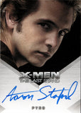 2006 Aaron Stanford as Pyro Upper Deck Rittenhouse Marvel X-MEN The Last Stand AUTO AUTOGRAPH #_ASPY