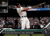 2023 Julio Rodriguez Topps Now SETS NEW SINGLE ROUND RECORD IN HOME RUN DERBY #558 Seattle Mariners 2