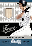 2014 Cal Ripken Jr. Panini Classics TIMELESS TREASURES BAT RELIC #5 Baltimore Orioles HOF