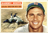 1956 Sammy White Topps #168 Boston Red Sox BV $15