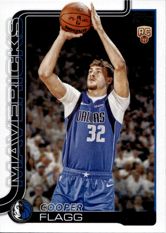 2025-26 Cooper Flagg Topps ROOKIE RC #201 Dallas Mavericks 2
