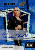 2023 Penelope Ford Upper Deck Allure AEW BLUE LINE AUTO 07/35 AUTOGRAPH #68 Dynamite