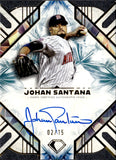 2025 Johan Santana Topps Diamond Icons BLUE AUTO 02/15 AUTOGRAPH #AC-JSA Minnesota Twins HOF