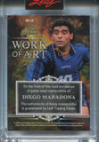 2026 Diego Maradona Leaf Art of Sport WORK OF ART TRIPLE JERSEY 1/6 RELIC #WA-10 Argentina