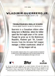 2025 Vladimir Guerrero Jr. Topps Tribute CITY CONNECT JERSEY 137/199 RELIC #TT-VG Toronto Blue Jays