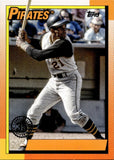 2025 Roberto Clemente Topps 1990 DESIGN NO NAME SP 29/35 #T90-27 Pittsburgh Pirates HOF