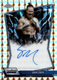 2026 Sami Zayn Topps Chrome WWE GEOMETRIC REFRACTOR BLUE BRAND AUTO AUTOGRAPH #BBA-SAM Friday Night Smackdown 2